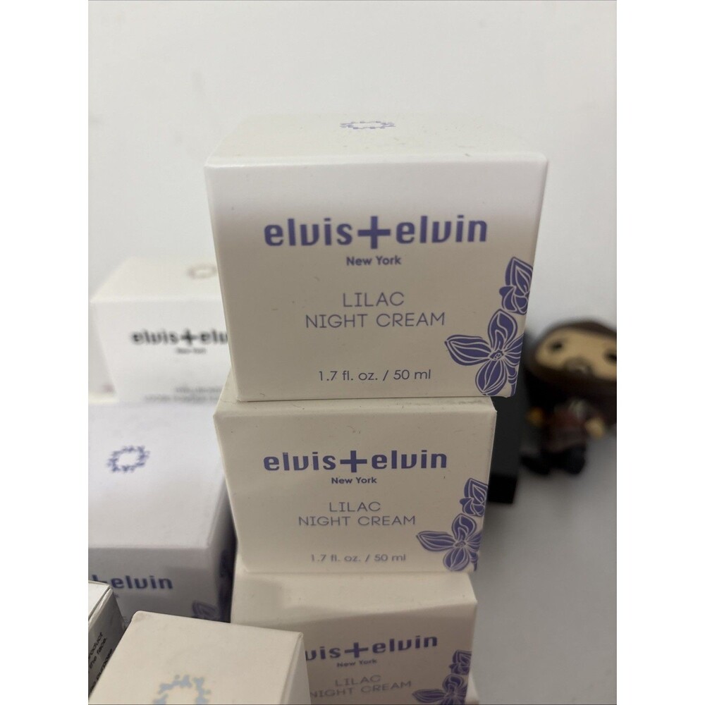 Elvis+Elvin Newโ York Lilac Night Cream 1.7 Fl.oz./50ml. Brighten Skin.